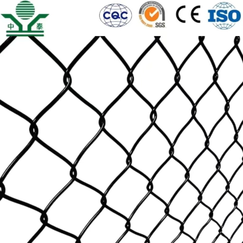 Zhongtai Diamond Hole PVC Coated Fencing Chain Link Wire Mesh