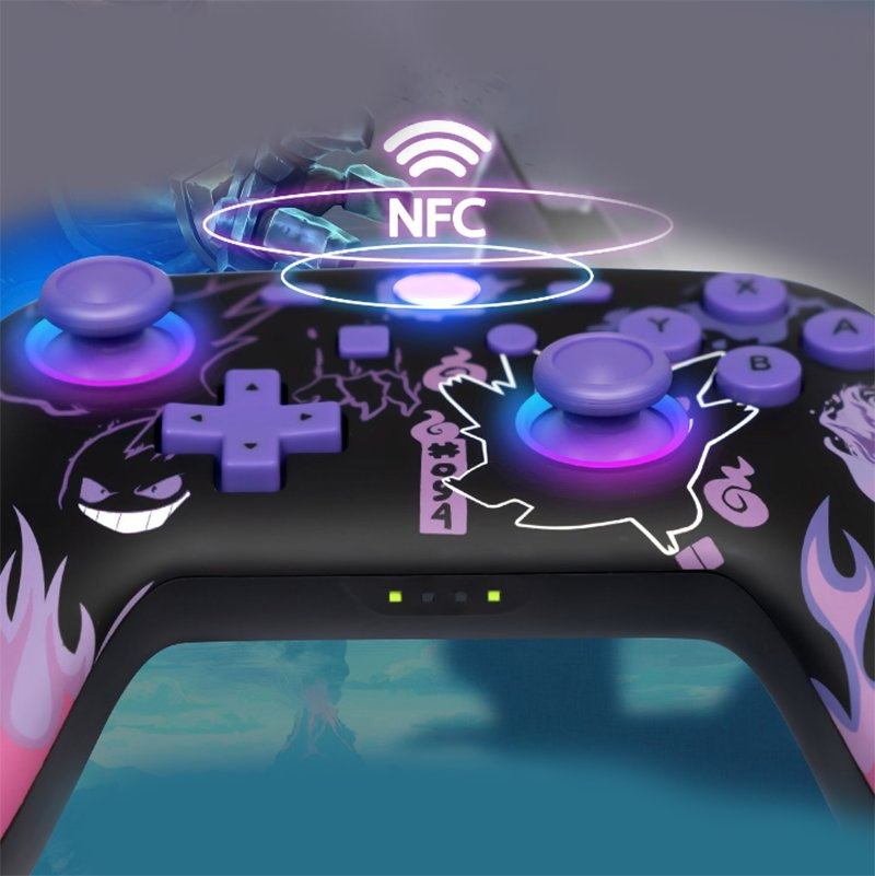 Беспроводной геймпад для Nintendo Switch PRO с NFC и RGB