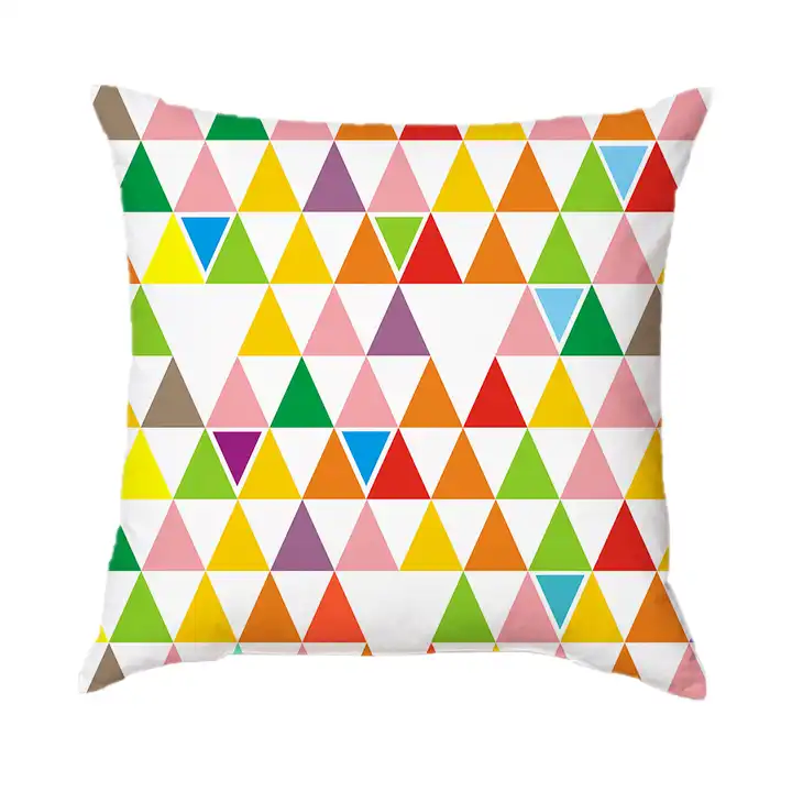 Manufacture Decorative Home High Quality Linen Striped Grid Cushion Covers Throw Pillow Cover Plain Sofa Cushion Cover