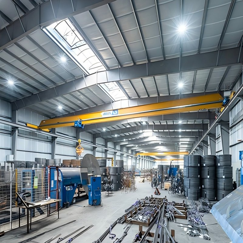 Large Span Steel Frame Structure Workshop Building Steel Structure Estructura Metallic Galpones