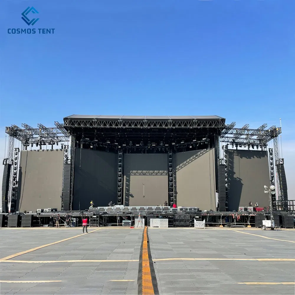 Truss Stage Lighting Truss for Exhibitions Lighting Stage DJ Truss with Roof for Concert Clamp