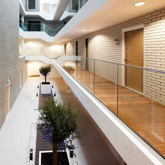 High Quality Aluminium U Channel Glass Railing Handrail Balustrade for Balcony Pool Decoration with Free Accessories