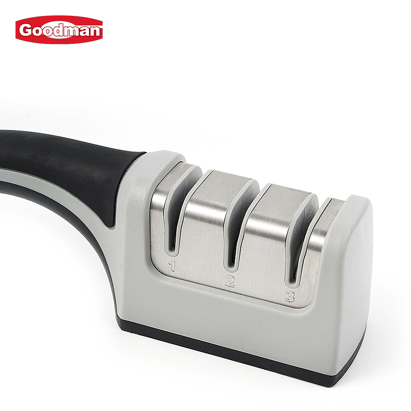 Professional Kitchen Gadgets 3 Slots Toear Rolling Knife Sharpener