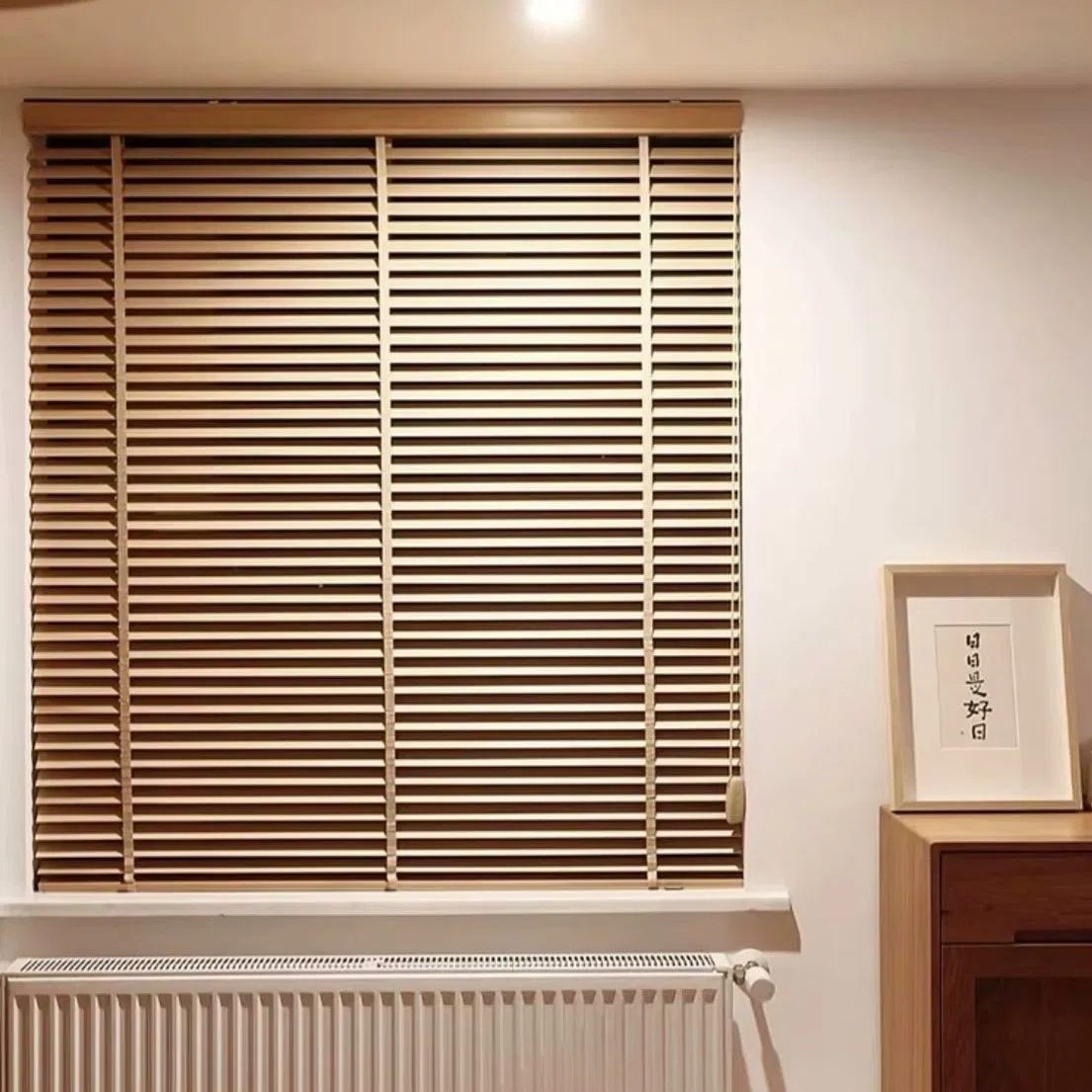 Wooden Window Blind Curtain Home Office Coffee Use Wooden Venetian Blind