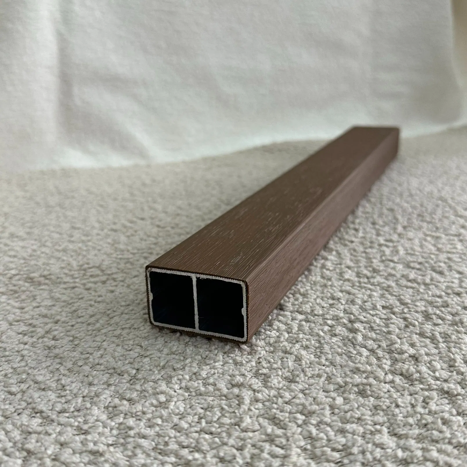 Maintenance-Free WPC Louver System 50mm by 30mm Stain-Resistant Easy-Clean Surface