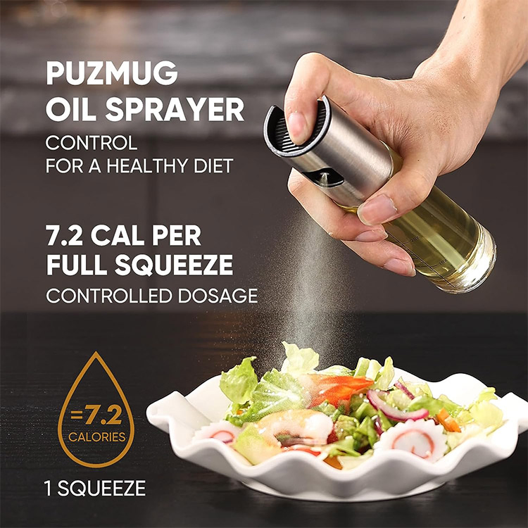 Oil Sprayer for Cooking 100ml Olive Oil Spray Bottle for Salad BBQ Kitchen Baking Roasting