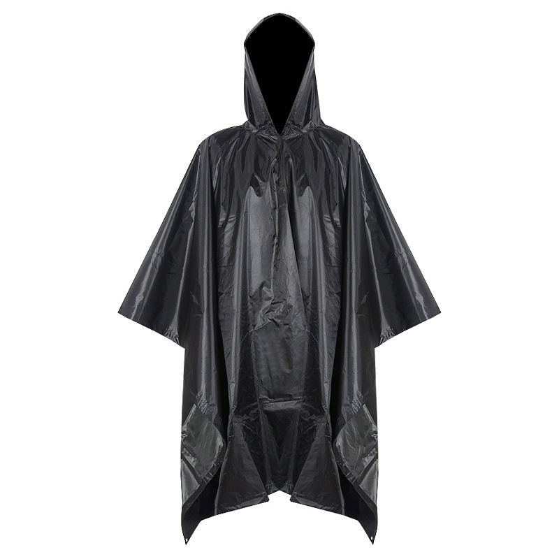 Cheap Disposable Poncho PE Rain Poncho (Rpe-076)