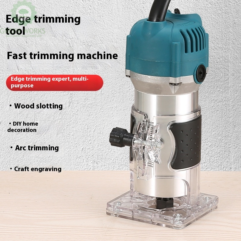 Фрезер Greenworks 800W с фиксированной базой и набором фрез