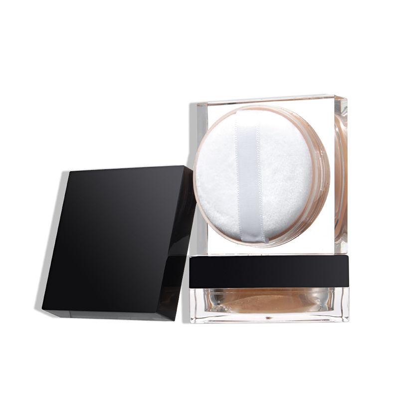 Matte Blurring Vegan Face Private Label Talc Free Pink Makeup Loose Setting Powder Foundation