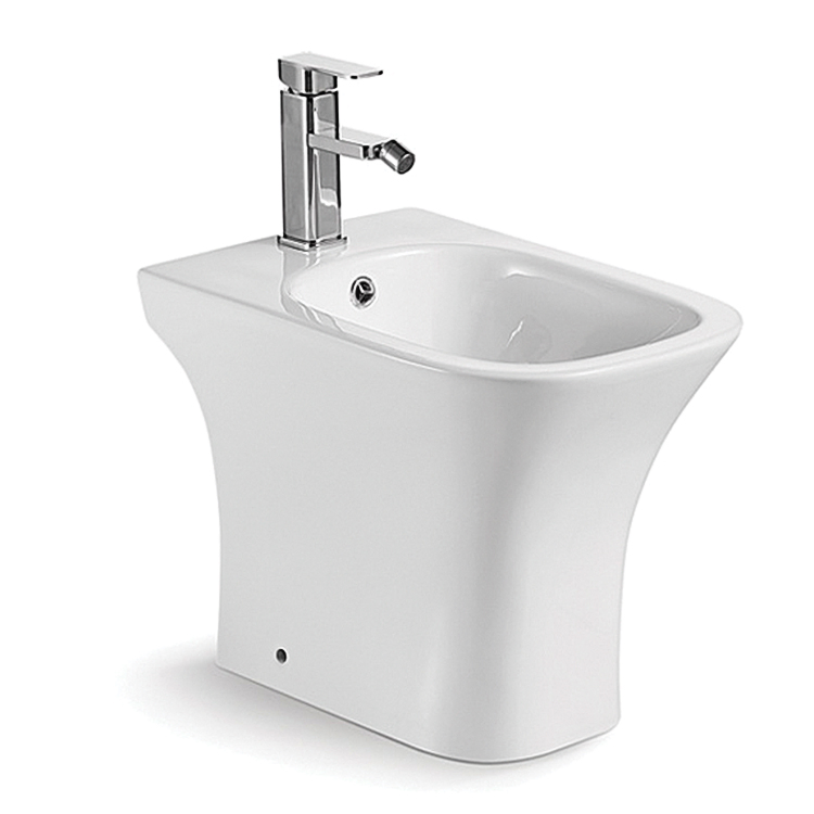 Cheap High Quality Two Piece White Color Bathroom Rimless Wc Toilet with Bidet