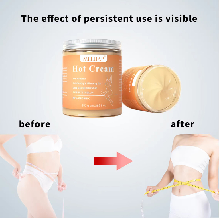 Private Label Hot Belly Slimming Cream Fat Burning Cellulite Waist Shaper Body Slimming Cream for Weight Loss