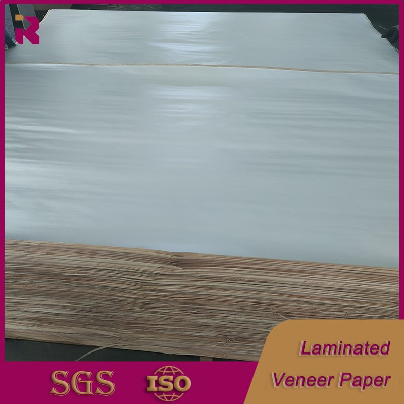 White Melamine Recon Veneer Laminate Venner Paper
