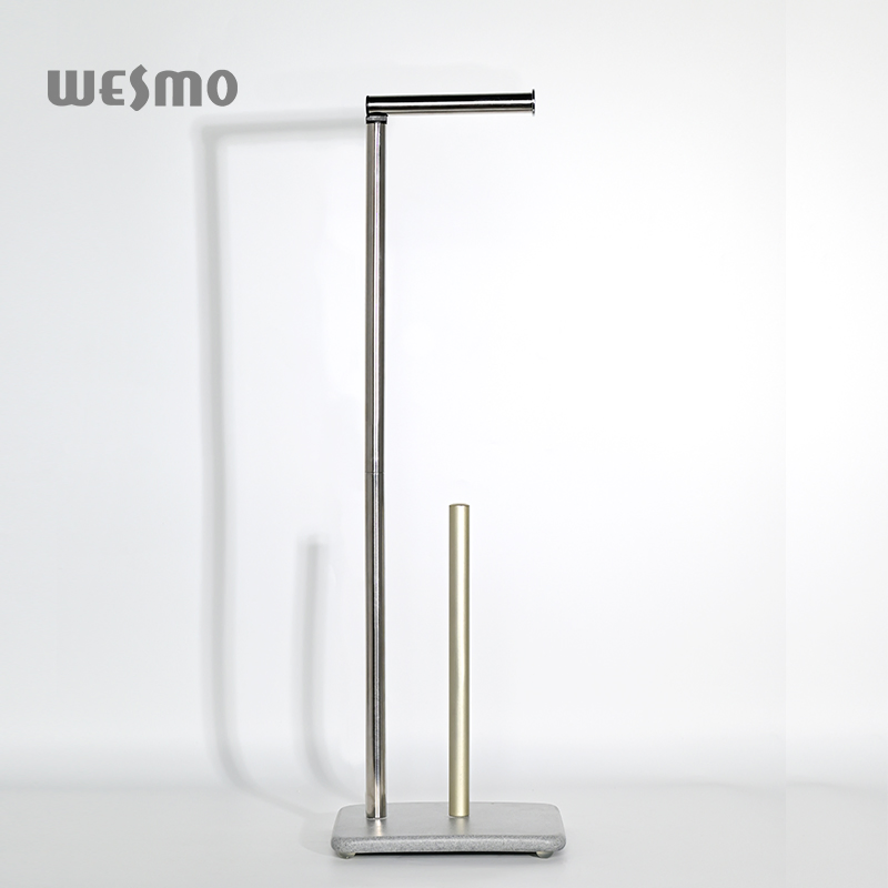 Multifunction Modern Stainless Steel Grey Tissue Holder Paper Roll Holder Bath Items Resin Tissue Holder
