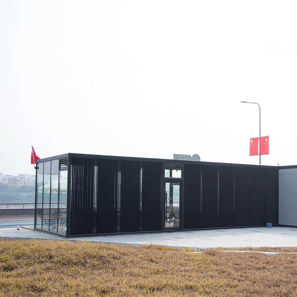 Outdoor Buildings Shop Waterproof Aluminium Room Addition Frame Glass Sunroom for Cafes and Coffee Shops Instagrammable Spots
