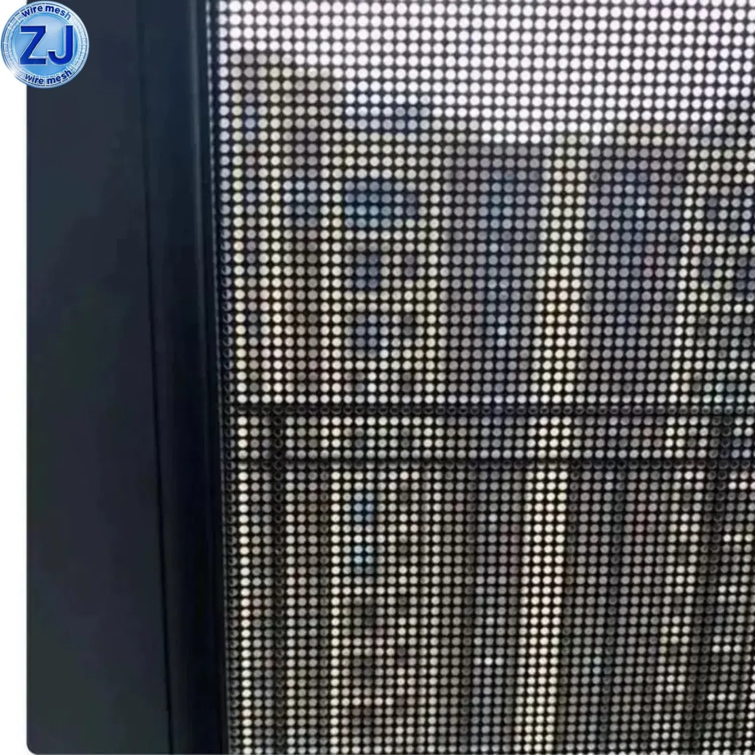 Black Stainless Steel Round Hole Window Screen Mesh Is Bulletproof, Mosquito-Proof and Theft-Proof