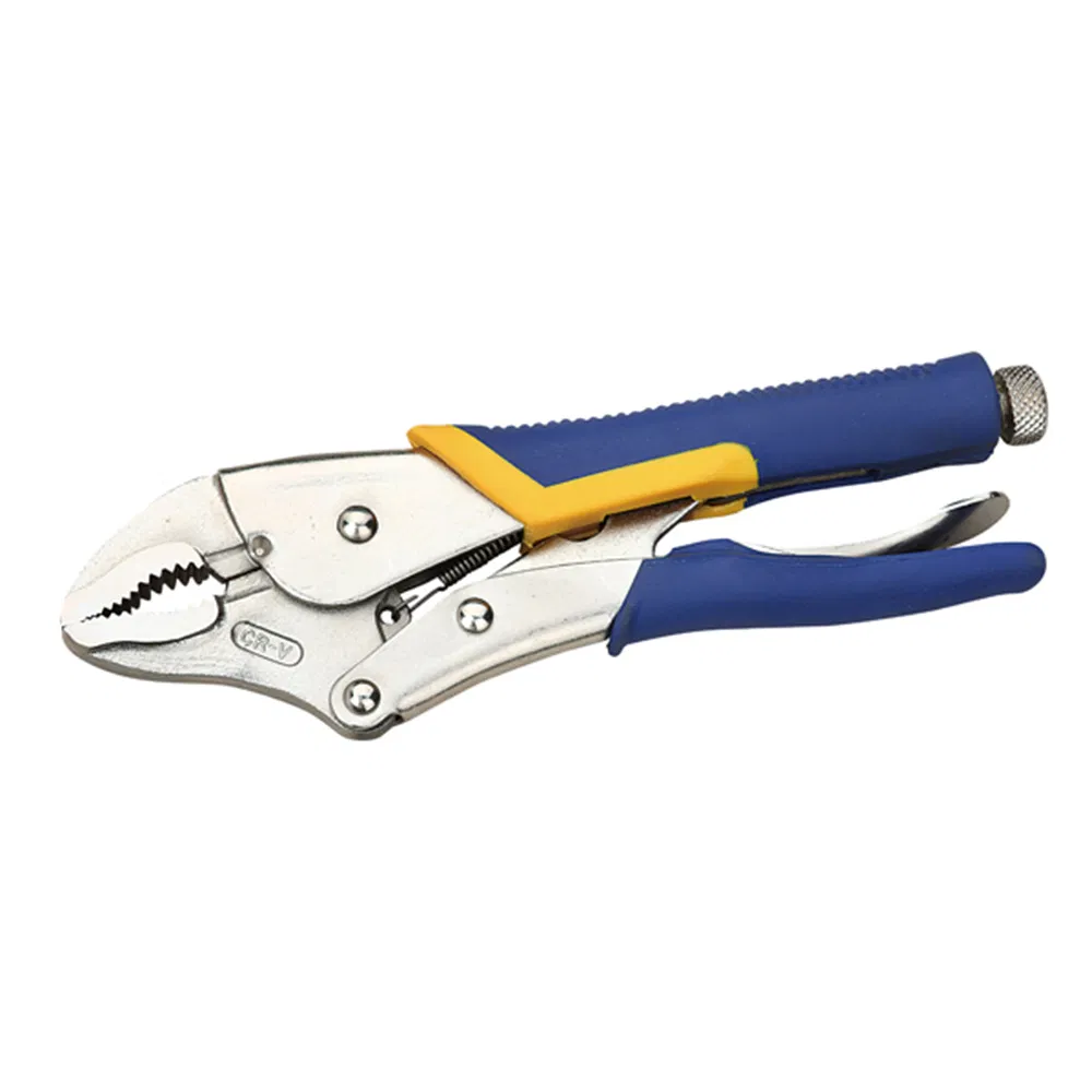 10inch Cr-V Rounded Jaw Lock Wrench Chrome Plated Locking Pliers