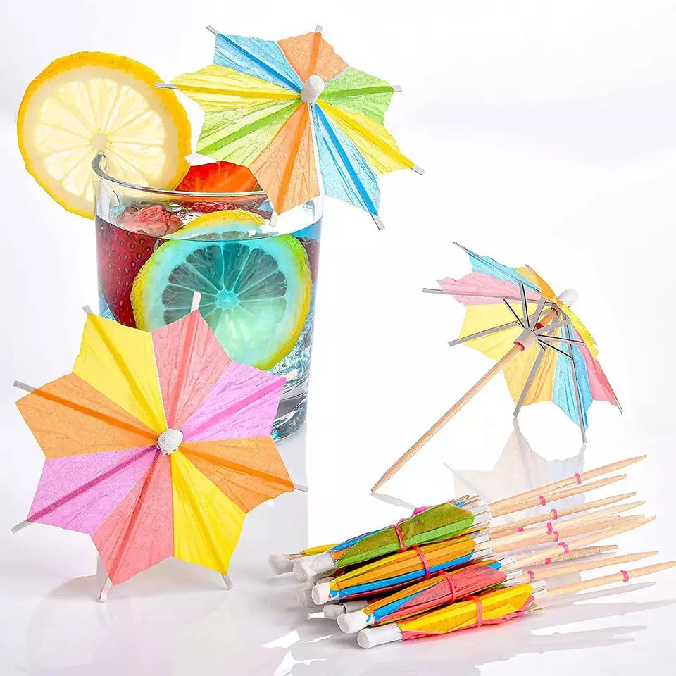 Umbrella Cocktail Picks Cocktail Umbrellas Mini Paper Umbrellas Picks