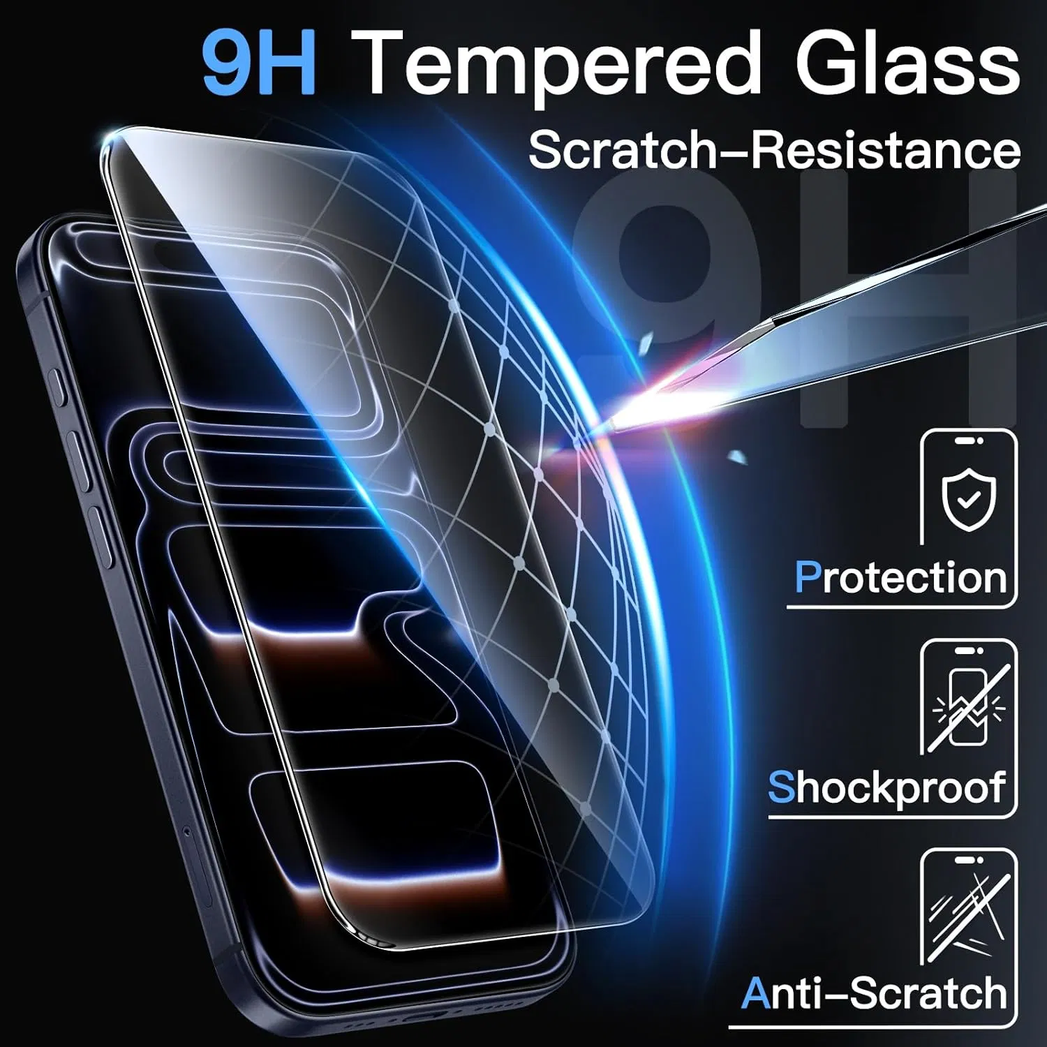 Защитное стекло 2.5D 9H для iPhone 17 PRO