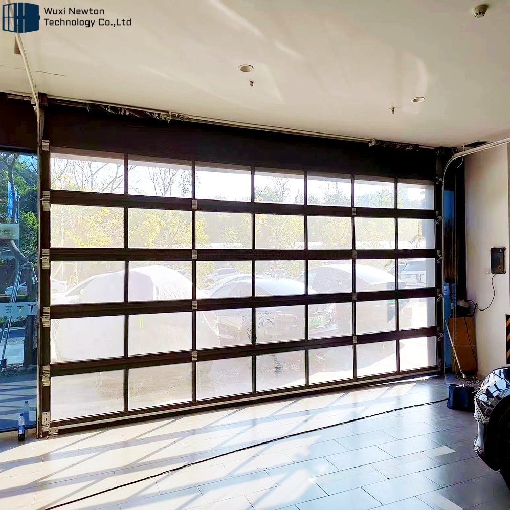 Tempered Aluminum Glass Garage Door