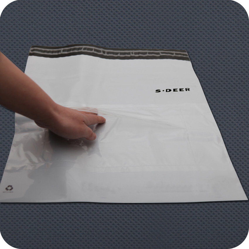 Printed Plastic Envelope with External Parcel