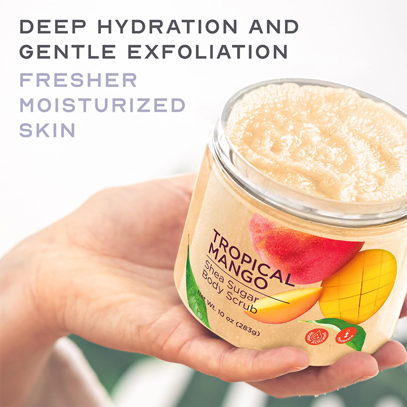 Beauty Cosmetics Gently Exfoliation Your Body Deep Water Refill Mango Scrub Salt
