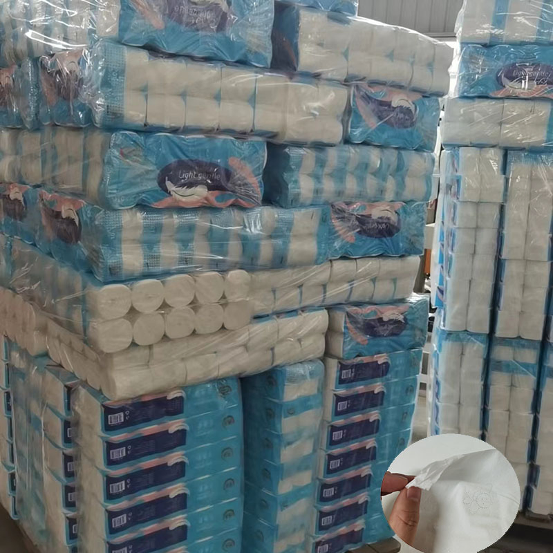 Premium Coreless 4ply Customized Packing Toilet Paper for Home Use
