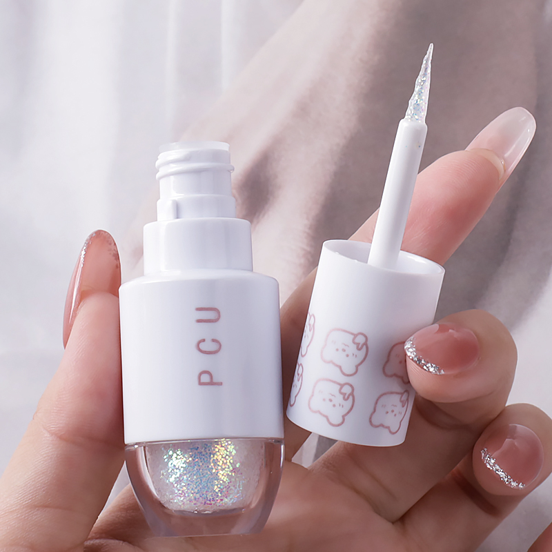 New Eye Makeup 4 Color Flashing Mini Eye Shadow Creative Design Bright Gloss Liquid Eye Shadow