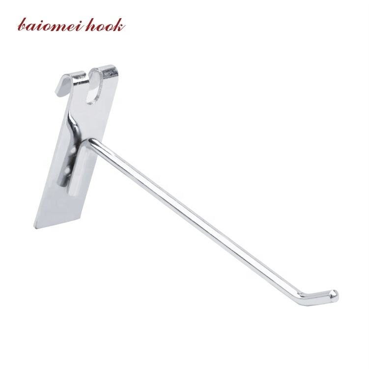 Shop Metal Chrome Grid Wall Hook Display Single Wire Hanging Meshwall Hook