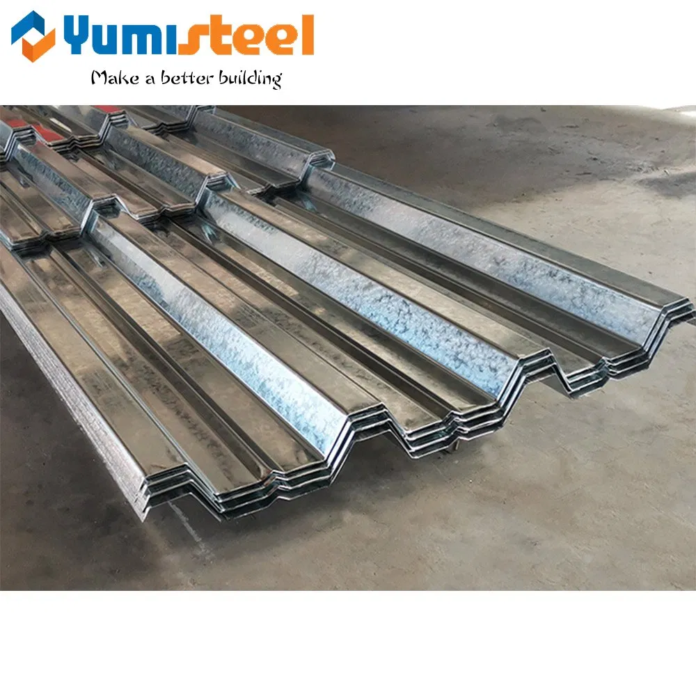 Yx51-250-750 Opened-Type High-Strength Anti-Seismic Galvanized Metal Steel Floor Decking Sheet