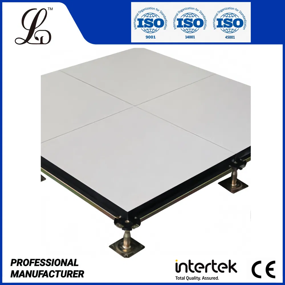Lingding Woodcore Anti-Static Raised Floor with Durable HPL PVC Veneer Ideal