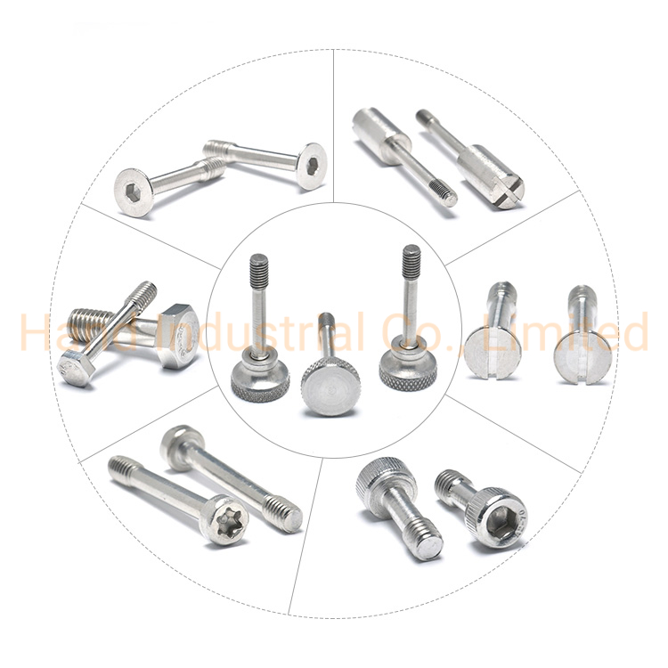 Винты панельные с буртиком и накатанной головкой M3 M4 M5