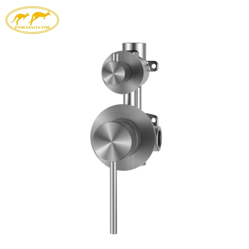 Bathroom 304 Stainless Steel Body High-Pressure Resistant Shower Mixer with Diverter
