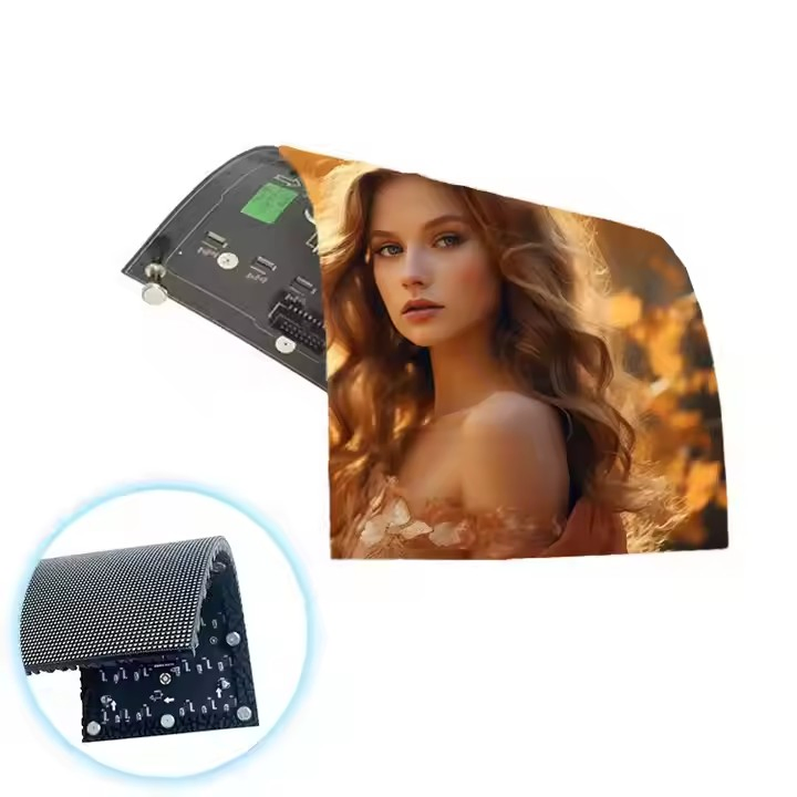 Flexible P2.5 P3 P4 Indoor Circular LED Display Module Good Quality