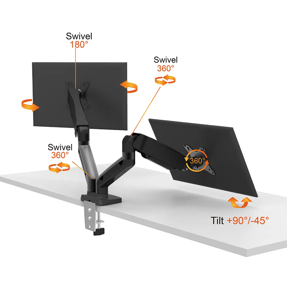 Кронштейн для двух мониторов Full Motion