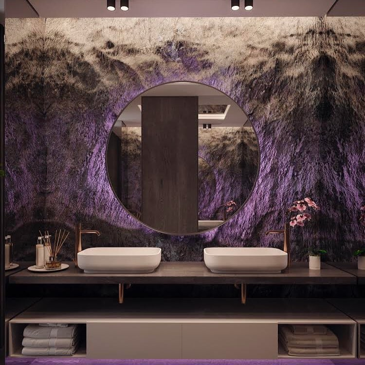 Ortonbath 30X36 Inch LED Backlit Bathroom Mirror with Lights, Anti-Fog, Dimmable Lighted Mirror (Horizontal/Vertical) Wall Mounted Vanity modern Mirror