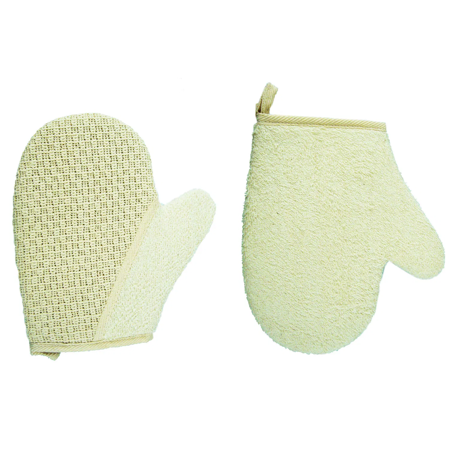 Wholesale High Quality All Natural Loofah Scrubbing Towels Shower Mat Exfoliating Mitten Cleaning Bath Glove