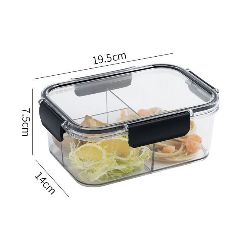 Convenient Eco Friendly Plastic Lunch Box with Lid for Microwave Safe Storage