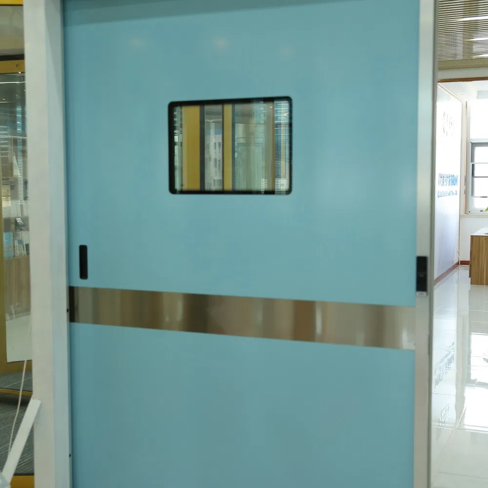 CE Certified Steel Swing Door with Fire Prevention for Hospital Clean Room Manual Opening Sliding Door Hermetic Clean Room Door