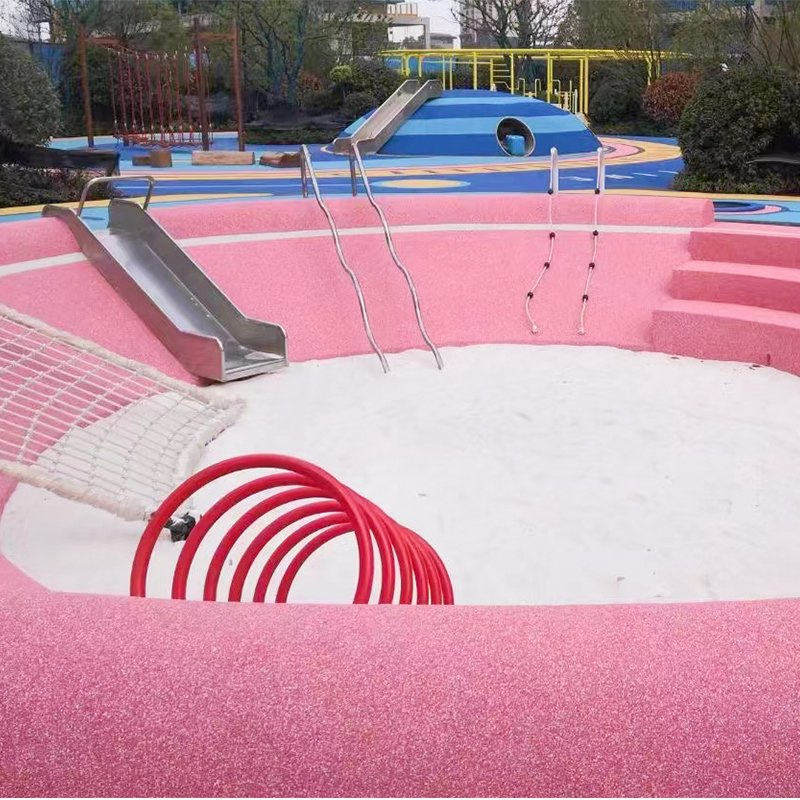 Wet Pour Rubber Surfacing by Edpm Rubber Granules Poured Rubber Surfacing