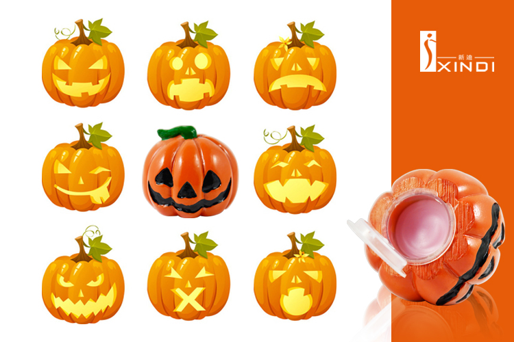 Moisturizing Mini Multi Pumpkin Shape Lip Balm for Kids