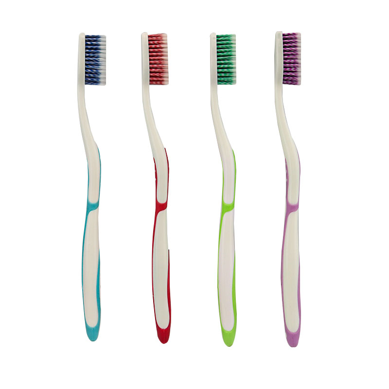 High Quality Plastic Adult Toothbrush Colorful Tooth Brushes Clean The Mouth
