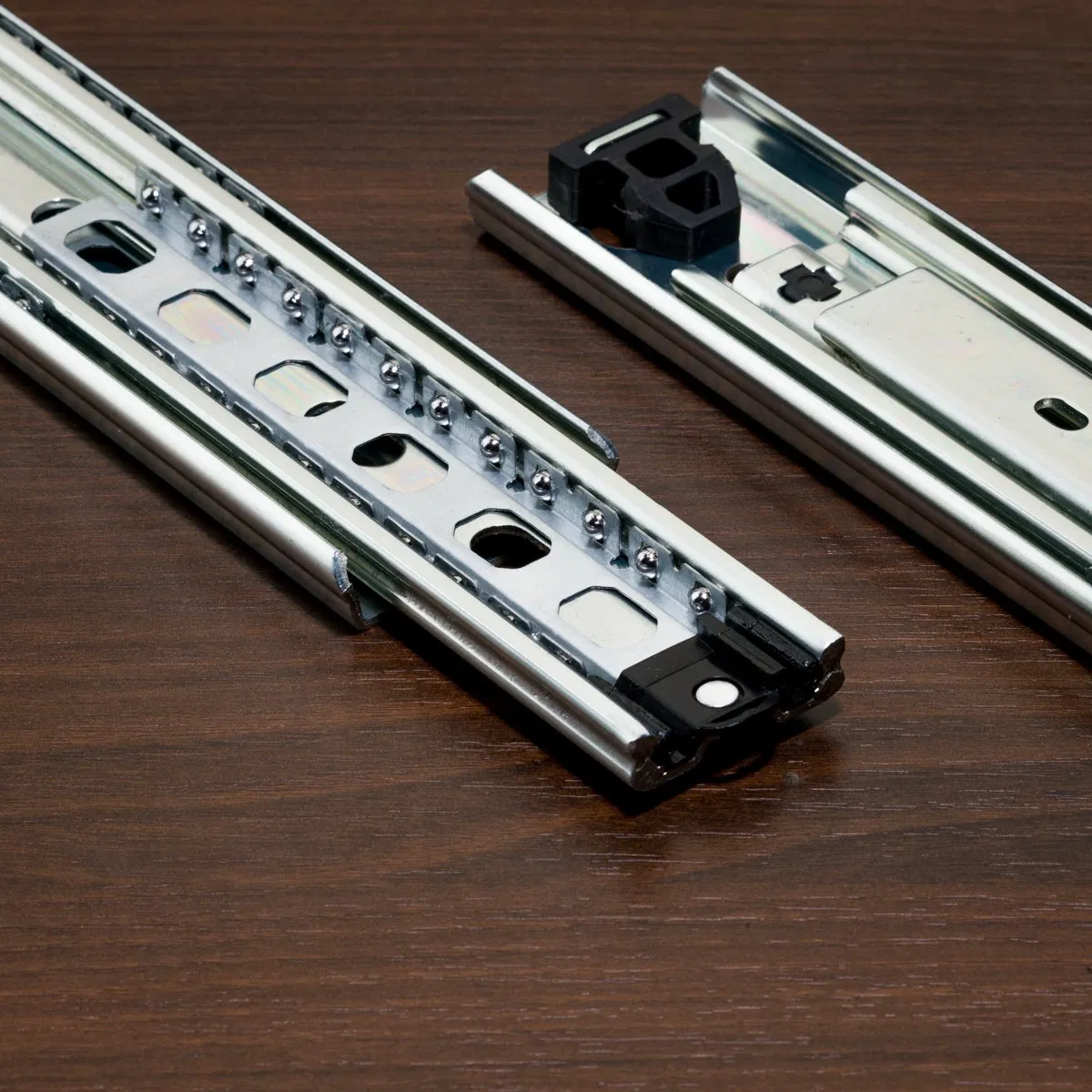 Hardware 53mm Heavy Duty Cold Rolled Steel Full Extension Ball Bearing Drawer Slides