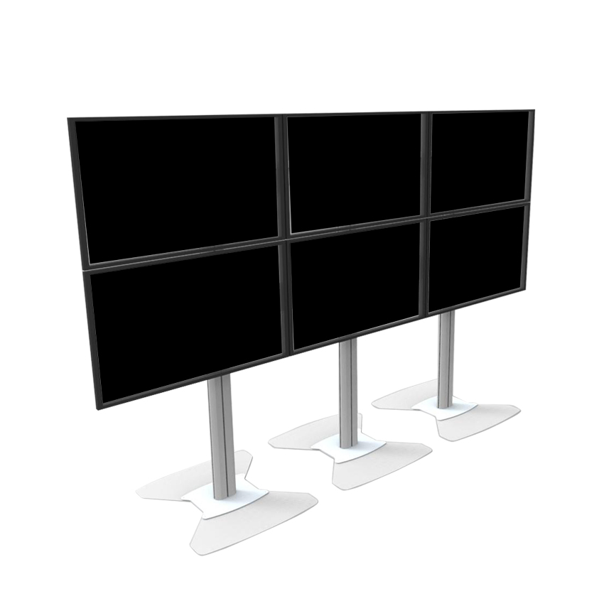 Напольная стойка для 6 телевизоров AW 600A