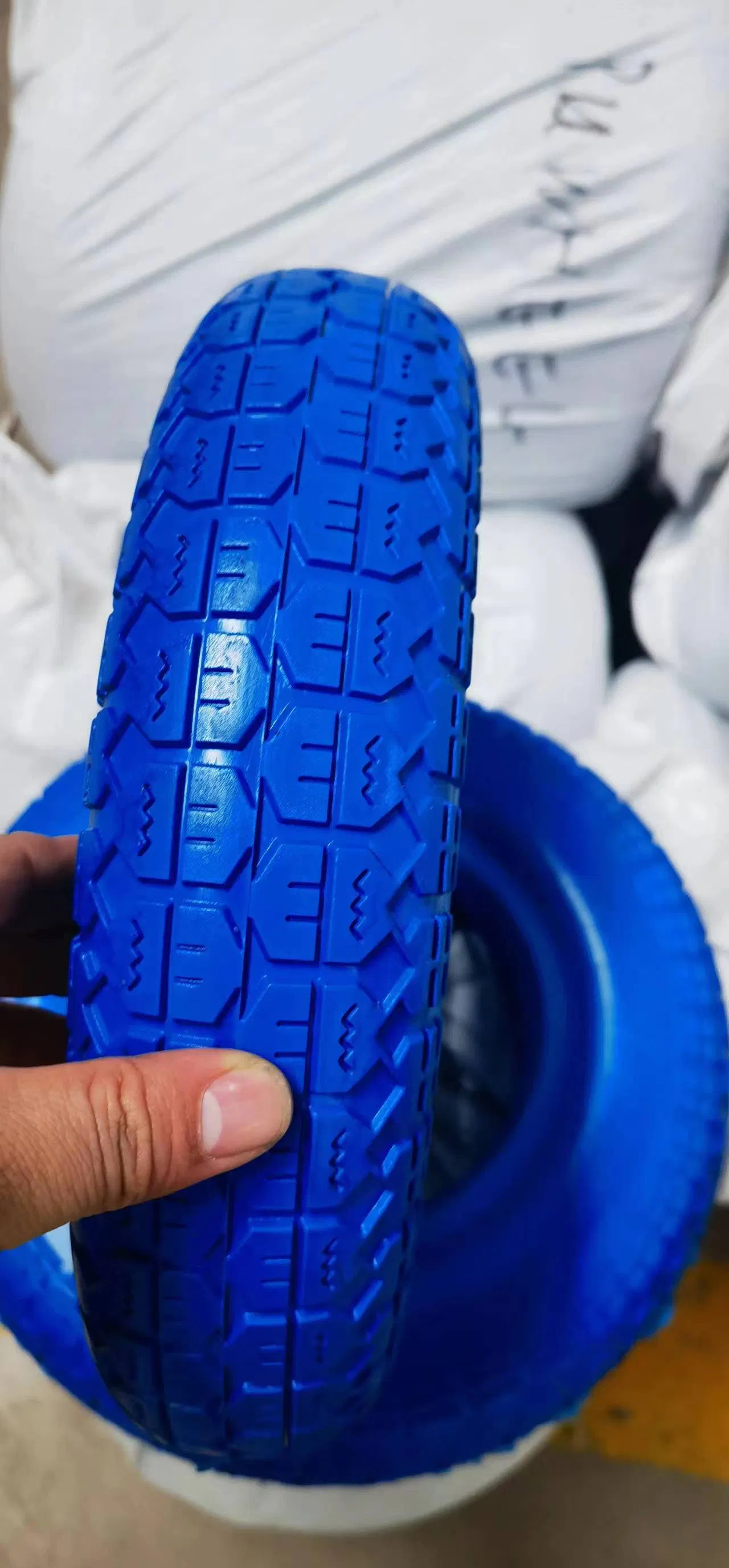 350-8 Heavy Duty Trailer Wheels Wheelbarrow Tire 14 Inch PU Foam Wheel
