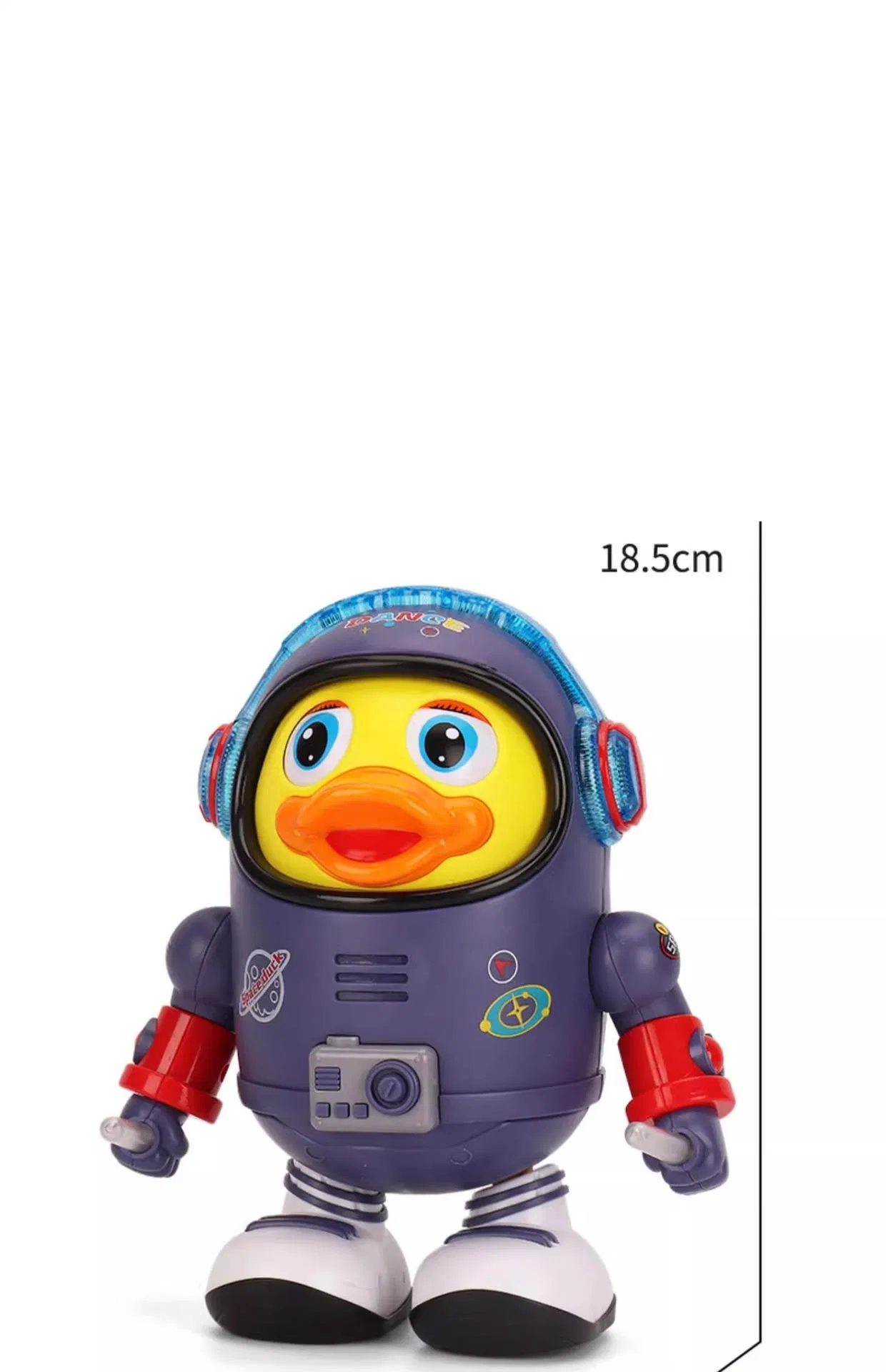 Hot Sale Kids Electric Dancing Astronaut Space Duck Robot Toy