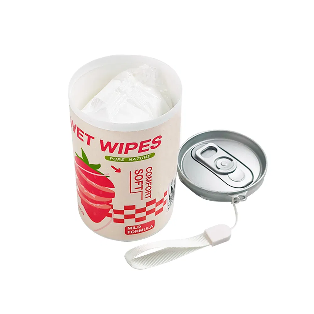 45PCS Mini Wet Wipe Pail with Keychain for Daily Carry Just Right Clean Anywhere