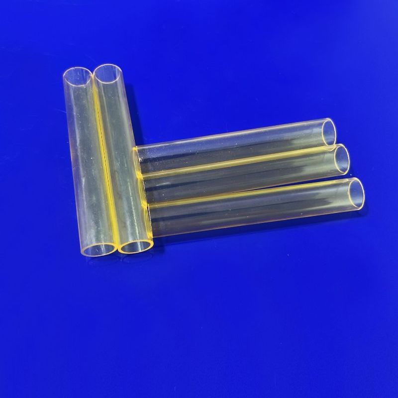 Hot-Sale Fused Silica Yellow Quartz Tube for Beauty Machine