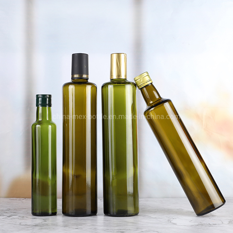 250ml 500ml 750ml Amber Dark Green Glass Olive Oil Bottle