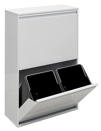 Современный кухонный шкаф для мусора с выдвижным ведром