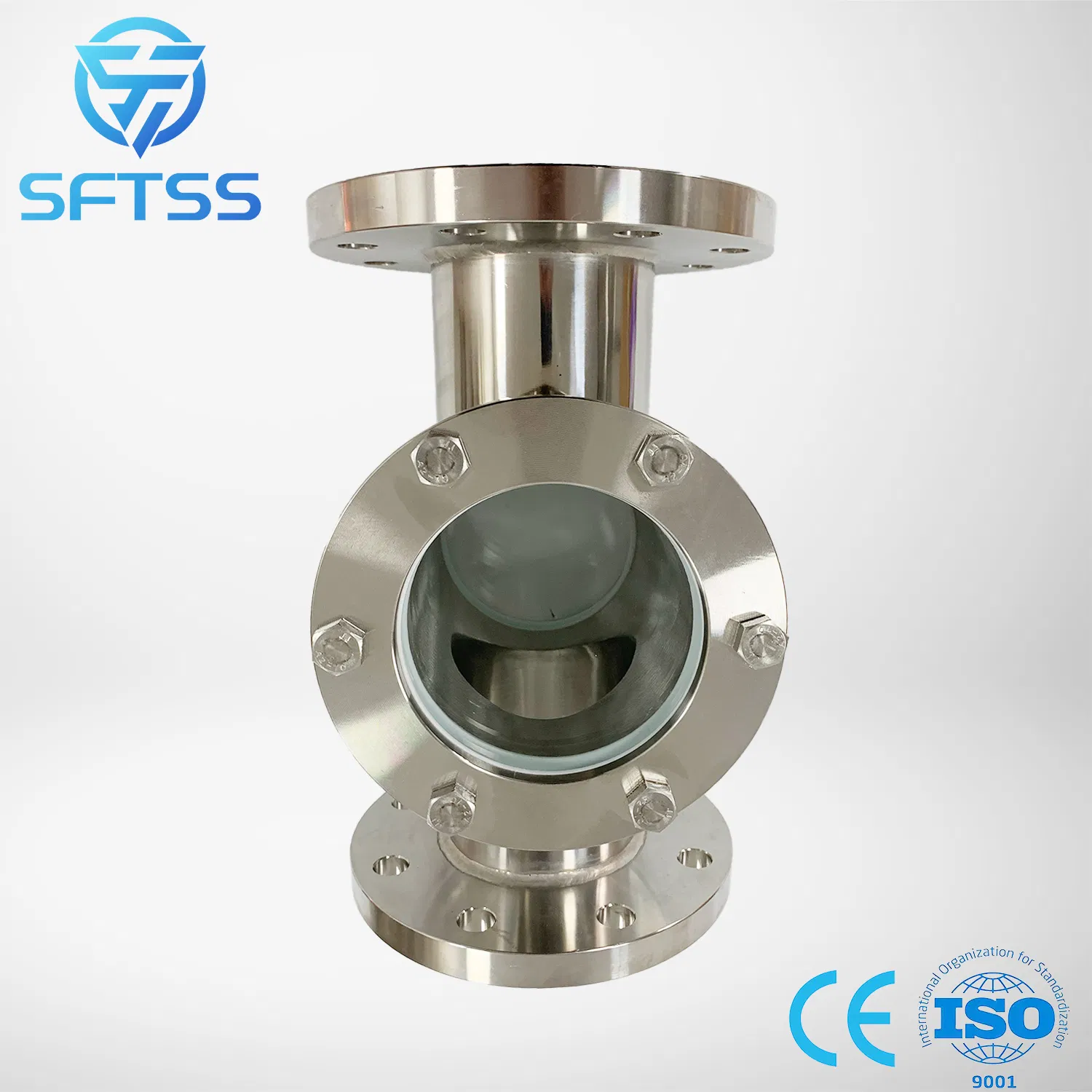 Heavy-Duty Flange Sight Glass Featuring Forged Silver Technics for Durability